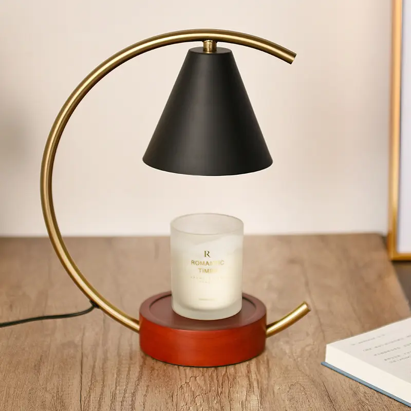 DR-NY için ayarlanabilir elektrikli Modern aromaterapi masa noel hediyesi mum isıtıcı lamba