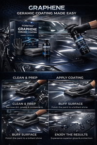 Kit de revêtement céramique au graphène FORMTRIX, spray de préparation pour la protection de la peinture infusé au graphène, ultra brillant, super hydrophobe, épaisseur 60 µm, pour voitures - Product Image 5