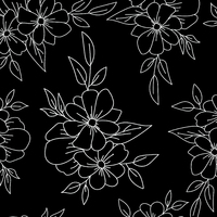 Tela Koshibo Negra y Blanca a la Moda, 100% Poliéster, con Estampado Personalizado para Vestidos de Mujer