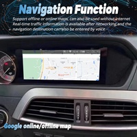 Pantalla Qualcomm de 18.8 Pulgadas con CarPlay para Mercedes Benz Clase C W204 NTG 4.5, Reproductor Multimedia Android 13, GPS, DSP, Unidad Principal