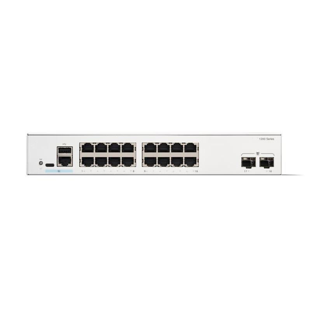 New C1300-16P-4X C1300 Series 16-Port Gigabit PoE+ Switch 4x10G SFP+ Uplink L3 Managed Enterprise Network Switch