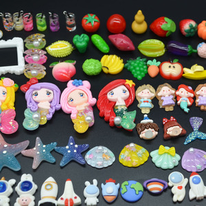 Diy art décoration sirène queue ours en peluche crème glacée nourriture bonbons ongle charme papillon licorne <span class=keywords><strong>dragon</strong></span> dinosaure <span class=keywords><strong>fruit</strong></span> légume - Product Image 5