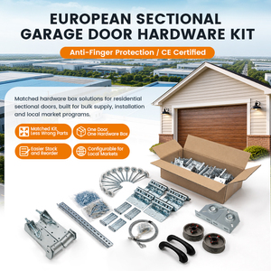Kit de Herrajes para Puerta de Garaje Antihuellas, CE EN12604, Juego Completo para Puerta Seccional, Venta al Por Mayor de Fábrica - Product Image 4