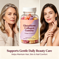 Base de pectine au glutathion aromatisée aux fruits pour la vitalité avec collagène, marque privée, vente en gros, fournisseur unique