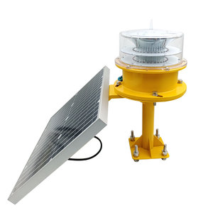 Luz de Obstrucción de Aviación Solar de Intensidad Media Tipo AB Estándar FAA, Luz Doble para Torre - Product Image 2
