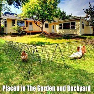 Túnel portátil para gallinas y conejos para exterior y patio, adecuado para gallineros, jaulas/cercas/túneles de jardín para patos. - Product Image 2