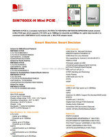 LTE Cat-4 4G Module adaptateur M2M Application POS Machines Balayage Terminaux Machine DTU SIMCOM SIM7600E-H mini pcie
