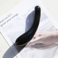 Masseur Yoni en Obsidienne Noire Naturelle Géante en Gros, Baguette de Massage en Cristal, Dildo en Cristal pour Femmes