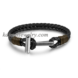 Conceptions classiques De <span class=keywords><strong>Luxe</strong></span> De Mode Pour Hommes <span class=keywords><strong>En</strong></span> <span class=keywords><strong>Cuir</strong></span> Fermoir <span class=keywords><strong>Bracelet</strong></span> 2021 Bijoux <span class=keywords><strong>en</strong></span> gros - Product Image 5