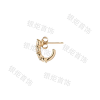 LOZRUNVE Produits à succès, boucles d'oreilles créoles petites et brillantes en argent sterling 925 avec zircon, bijoux de haute qualité