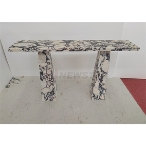 Newstar Home Furniture Calacatta Viola <strong>Marble</strong> <strong>Console</strong> <strong>Table</strong> Entryway Hallway <strong>Table</strong> Luxury Italian <strong>Marble</strong> <strong>Console</strong> <strong>Tables</strong> - Product Image 2