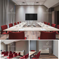 Ensemble complet de mobilier de réunion et de formation moderne et personnalisé pour hôtels, bureaux et salles de conférence (table et chaises)