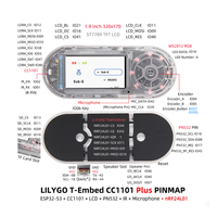 Module T-Embedd-CCC1101 Plus ESP32-S3 1,9 pouces avec écran LCD NRF24L01 pour développement
