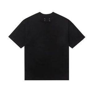 T-shirt à manches courtes MM6 pour hommes et femmes, imprimé tendance, nouveau style d'été, polyvalent, marque de mode de niche - Product Image 6