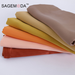 Idées — robe en mousseline de soie à imprimé tendance, foulard de tête, <span class=keywords><strong>Hijab</strong></span>, tenue islamique, nouveau produit 2019 - Product Image 2