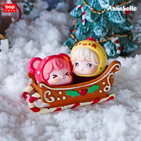 Vente en gros transfrontalière Bop Toys Annabelle Christmas Ball 2 Cute Zoo Beans Cutie PVC Échelle 1/12 Boîte mystère Figurine de collection de bureau