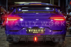 Kit carrosserie en fibre de carbone Mercedes-Benz AMG GT50 GT53 GT63, diffuseur, spoiler, état neuf - Product Image 3