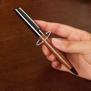 Luxury Business Pen Office <b>Writing</b> Eco-Friendly Wooden Ballpoint <b>Set</b> With Custom Logo Gift Pens - Product Image 5