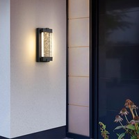 Diffuseur extérieur simple en polycarbonate, étanche, en aluminium, à LED, pour montage mural, jardin, couloir, balcon, villa, cour, escalier, extérieur