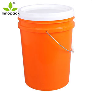 Seau à peinture Matériau plastique Capacité 19L Impression personnalisée Vente directe d'usine Seau en plastique de 5 gallons avec couvercle - Product Image 1