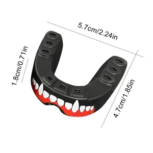 Protector Bucal Deportivo de Goma EVA Absorbente de Impactos para Boxeo, Protector Dental para Adultos y Jóvenes - Product Image 6