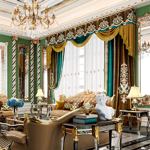 Cortina de Terciopelo Lujosa Absorbente de Sonido, Cortina Bordada Ideal para Cine en Casa y Apartamentos en Ciudades Ruidosas - Product Image 6