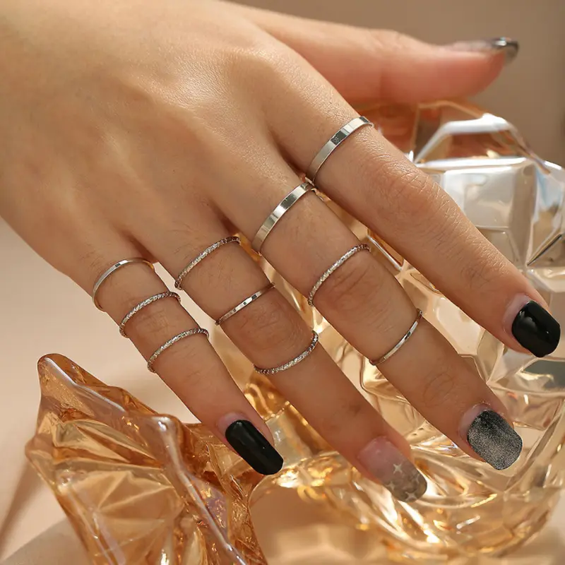 Vente en gros pas cher prix 10pcs knuckle ring envoyé