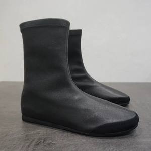 Bottines Confortables et Tendance pour Femme, Printemps 2026, Style Vintage, Bout Rond, Talon Plat, Rehaussantes, Extensibles - Product Image 1