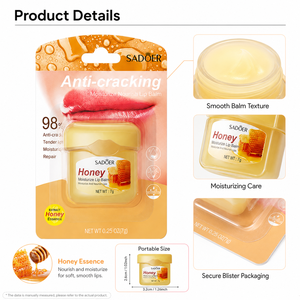 Set de Bálsamo Labial de 4 Sabores con Logotipo Personalizado, Vegano, Orgánico, Hidratante y Nutritivo, Kit de Regalo para el Cuidado de los Labios, OEM - Product Image 2