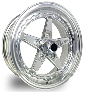 ล้อแม็กซ์ Drag Wheel 15X5.5 5X120.65 ET0 ระยะห่างแกนล้อ 3.25 นิ้ว ขัดเงาด้วยมือทั้งหมด Race Master Convo Pro Street Pro Drag Star ล้ออัลลอย - Product Image 1
