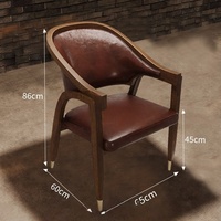 Conjunto de Mesa y Sillas de Bar Estilo Americano, Madera Sólida, para Comedor, Bar, Mobiliario Comercial para Catering