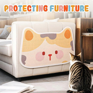 Alfombrilla autoadhesiva para rascar gatos montada en la pared Idea de regalo de Navidad para propietarios de gatos Protege los daños en los muebles para la puerta del sofá de pared - Product Image 6