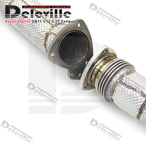 성능 다운 프론트 파이프 애스턴 마틴 DB11/DBS/밴티지 V12 5.2T 2017-2024 히트 실드 케이트 다운 파이프 SUS304 프론트 파이프 - Product Image 4