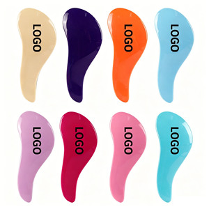 Brosse à cheveux personnalisée avec logo pour femmes, brosse démêlante TT, brosse lissante <span class=keywords><strong>Queen</strong></span> pour cheveux bouclés et entretien des perruques - Product Image 2