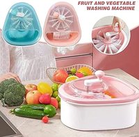 Fabriek Groothandel Fruit Groente Wasgereedschap Fruit Wassen Spinner Borstel Groentereiniger Fruit Aftapkom