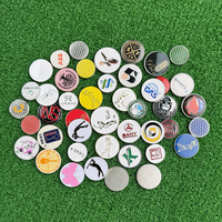 Marqueurs de balle de golf magnétiques durables personnalisés avec votre propre logo pour le golf - Marqueur de balle en métal