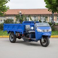Motocarro Agrícola, Triciclo de Carga de 2 Toneladas, Triciclo de Carga Diésel, Motocicletas de Tres Ruedas para Mercancías Voluminosas