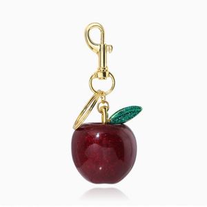 Fashion 3D Red Cherry <b>Key</b> Chain Resin Crystal Flash Cherry Keychain <b>Key</b> <b>Ring</b> Women Bag Accessories Gift - Product Image 6
