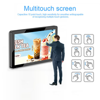 Affichage numérique et écran tactile capacitif IP65 étanche de 32, 43 et 49 pouces, écran LCD PCAP, fonctionnement 24h/24 et 7j/7 pour les commerces