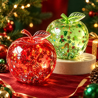 Kerst Rode Appel Maltose Squishy, Fruitvormig Vormbaar Langzaam Terugverende Knijp Fidget Toy, Stressverlichtende Blind Box