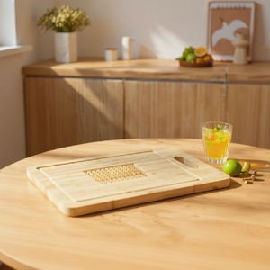 WDF Venta al por mayor Holz Schneiden Brett Bambus Tabla de cortar de madera Natural Bloque de cocina Protección del medio ambiente Tabla de cortar de Bambú - Product Image 5