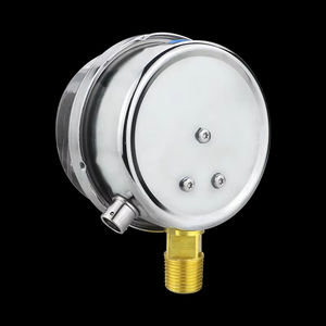 أدوات قياس الضغط المستخدمة على نطاق واسع مليئة بالسائل 4 "304ss مقياس ضغط الاتصال الكهربائي مع مفتاح قابل للتعديل - Product Image 5