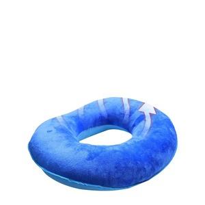 <b>Round</b> Pressure Relief Seat <b>Cushion</b> For Hips Soft Comfortable Lumbar Support Pillow Blue 38x35cm - Product Image 5