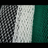 Filet de pêche résistant à l'abrasion en polyéthylène 380D/36ply, maille pleine de 25 mm, filet noué pour la pêche