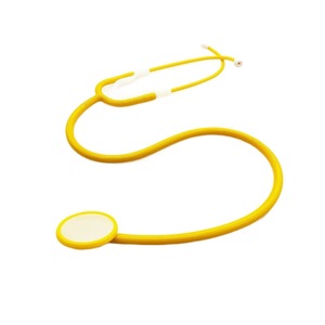Venta directa de fábrica de estetoscopios caseros DIY, estetoscopios de plástico para niños y estudiantes, enseñanza de experimentos científicos. - Product Image 5