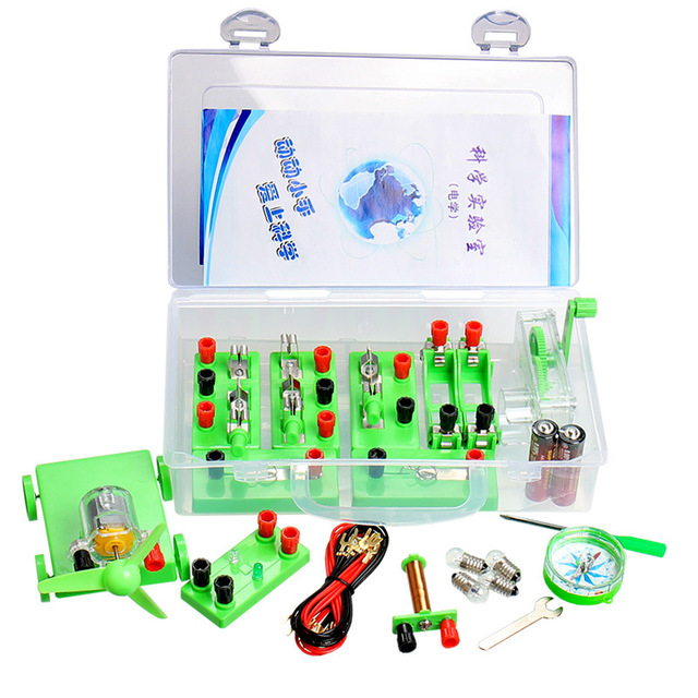 Physics Labs Circuit Learning Kit Basic Electricity Discovery Principles Kit for Science Study Parallel Magnetism Expert