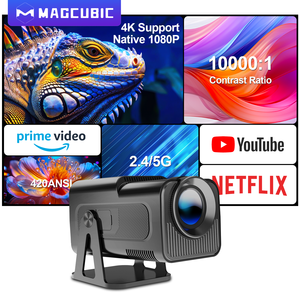 Máy chiếu hy320 NTV mới với Netflix 1080p được cấp phép chính thức với điều khiển từ xa bằng giọng nói - Product Image 1