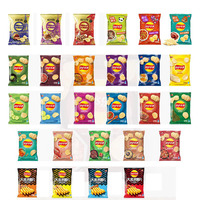 Lay 'S Chips Nieuwe Smaken Knoflook Gegrilde Oesters/Lamskebabs Gearomatiseerde Aardappelchips Alle Smaken Exotische Snacks Legt Chips 70G