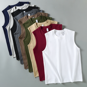 <span class=keywords><strong>Canotta</strong></span> Senza Maniche Personalizzata con Logo, 100% Cotone 200 Grammi, Gilet Casual da <span class=keywords><strong>Uomo</strong></span> per Allenamento - Product Image 4