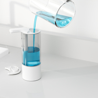 Dispenser Sabun Cair Otomatis 550ml OEM Pabrik Asli Tanpa Sentuh USB Isi Ulang 2-Kecepatan Dapat Diatur untuk Dapur